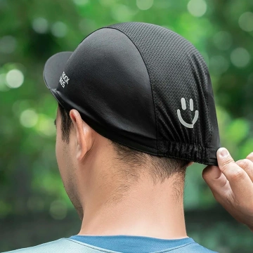 Rockbros 18230005001 Radmütze mit Schirm – Schwarz