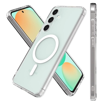 Hülle für Apple iPhone 16 Pro Max Alogy Anti-Shock Hybrid Case für MagSafe Transparent