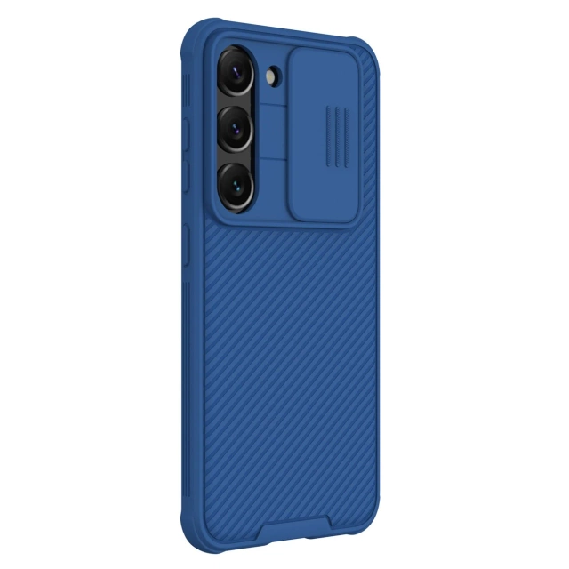 Etui Nillkin CamShield Pro Case etui do Samsung Galaxy S23+ pokrowiec z osłoną na aparat niebieskie