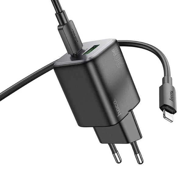 Nabíjačka Hoco N41 GaN 20W USB-C USB-A USB-C Lightning kábel