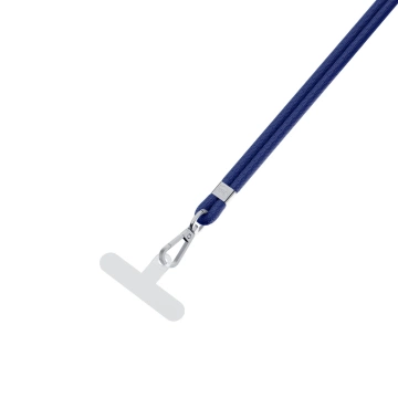 Універсальний шнурок для смартфона 3mk EasyClip Dark Blue (срібний)
