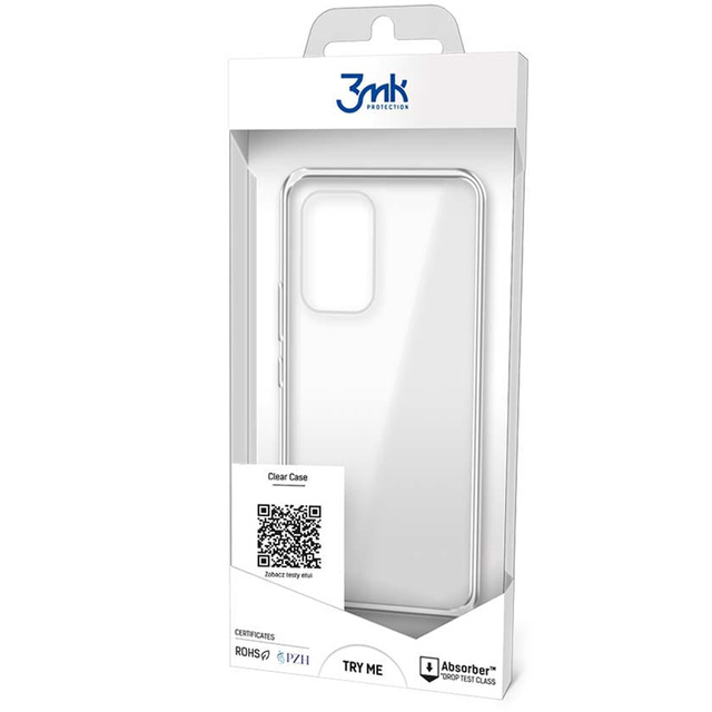 Protective silicone case for Samsung Galaxy A53 5G 3mk Clear Case TPU