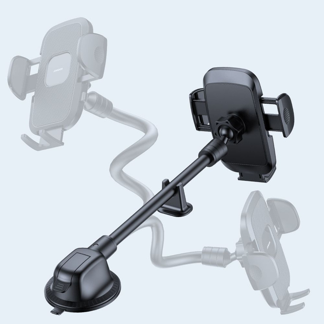 Joyroom JR-ZS259 car holder with an arm for the windshield / cockpit Black