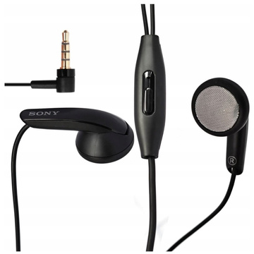 Słuchawki douszne Sony Ericsson Sony MH-410C przewodowe mini jack 3.5mm mikrofon czarne