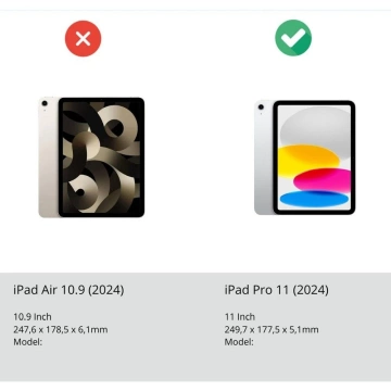 Protective case with stylus for iPad Pro 11 (2024) DUX DUCIS UNID Black