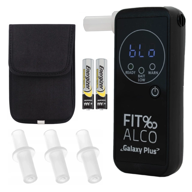 FITalco Galaxy Plus dechový analyzátor s platinovým elektrochemickým senzorem, elektrochemický, černý