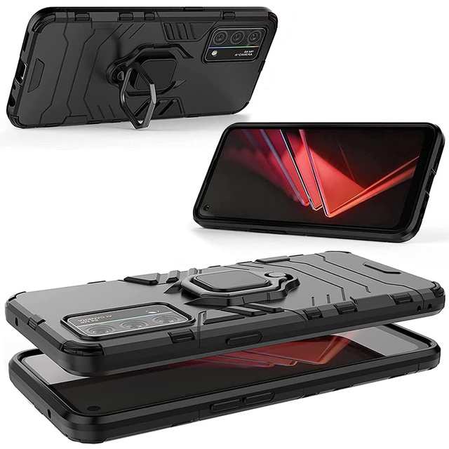 Ochranné puzdro Alogy Stand Ring Armor pre Realme GT Master Edition Black