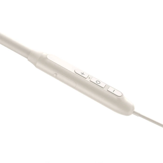 Słuchawki bezprzewodowe na szyję Joyroom JR-D8 kremowa biel Bluetooth 5.4