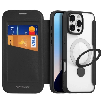 Puzdro MagSafe pre iPhone 16 Pro Max Dux Ducis Skin X Pro, stojan