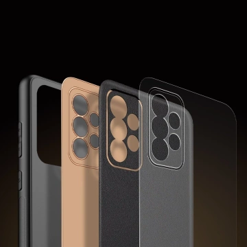 Elegantní kryt pouzdra Dux Ducis Yolo z ekologické kůže pro Samsung Galaxy A72 4G černý