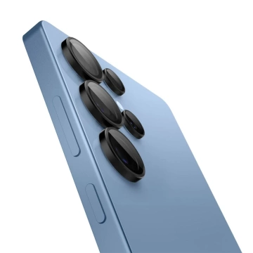 Ochranné sklo Spigen Optik Pro HD Glas.TR "EZ Fit" pre Samsung Galaxy S25 Ultra, čierne, 2 ks