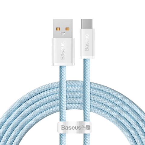 Кабель USB до USB-C Baseus Dynamic Series, 100W, 2m (niebieski)