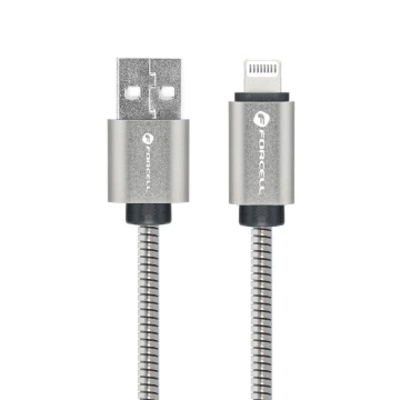 Кабель USB-A до Lightning 12 Вт 1 м Forcell Сталоу для Apple iPhone iPad