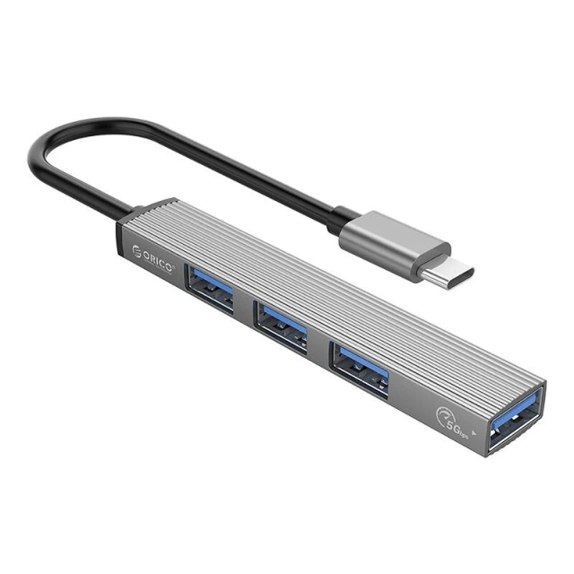 Adaptér Orico USB Hub na USB 3.0 3x USB 2.0, šedý