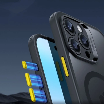 Etui ESR Classic Pro Set MagSafe iPhone 16 Pro Czarny Frosted