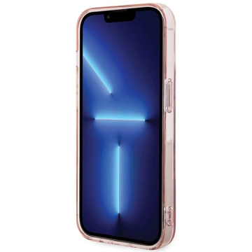 Kryt Karl Lagerfeld KLHMP15XHCCCNOP pre iPhone 15 Pro Max 6,7" červený/ružový pevný obal IML Choupette MagSafe
