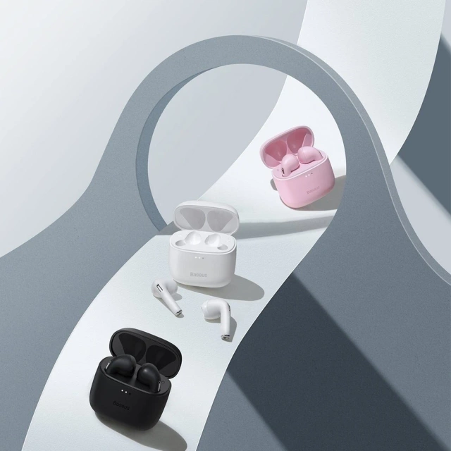 Baseus E8 Wireless Bluetooth 5.0 TWS Earbuds Waterproof IPX5 Black (NGE8-01)