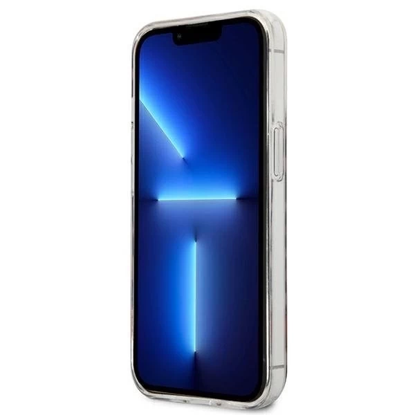 Guess GUHCP13LHSLEOP iPhone 13 Pro / 13 6,1" růžové / růžové pevné pouzdro Leopard