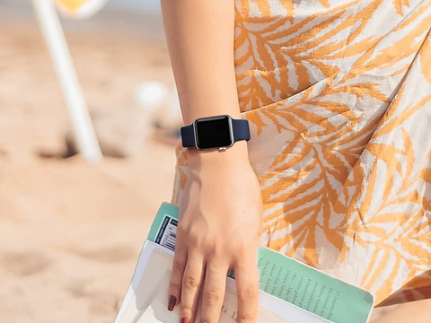 Силіконовий спортивний ремінець Alogy для Apple Watch 38/40 / 41 мм темно-синій