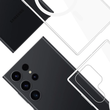 Schutzhülle für Samsung Galaxy S23 Ultra 3mk Clear MagCase