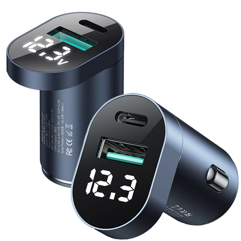 Автомобільний зарядний пристрій Joyroom C-A17 USB USB-C 42.5W QC PD AFC SCP Dark Blue
