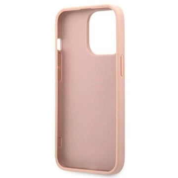 Guess GUHCP13XPSASBPI iPhone 13 Pro Max 6.7" рожевий/рожевий твердий чохол Saffiano Stripe