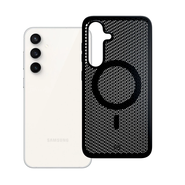 Hülle für Samsung Galaxy S24 Plus - 3mk COOLing MagCase Schwarz