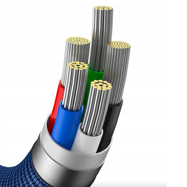 Kábel 1,2 m Baseus Crystal Shine USB-C typu C do Lightning PD 20W Niebieski