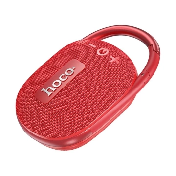 HOCO HC17 Bluetooth-Lautsprecher tragbar mit Karabiner Rot 5W