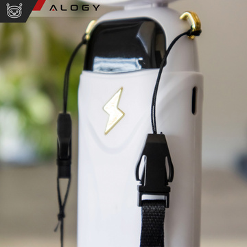 Fan fan handheld desk fan Alogy wireless portable standing with phone stand white