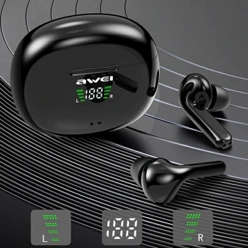 Dokovacia stanica AWEI Bluetooth 5.0 T15P TWS čierna/čierna