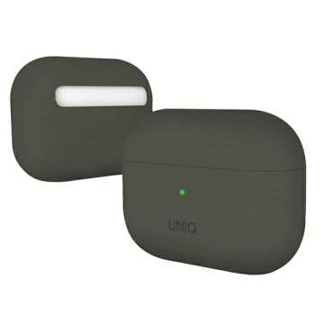Protective case for UNIQ earphones case Lino for Apple AirPods Pro Silicone grey/grey moss