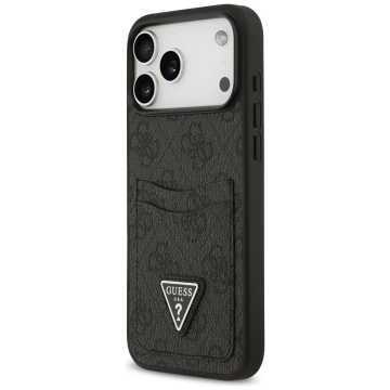 Etui Guess do iPhone 17 Pro Max 4G Double Card Triangle Black