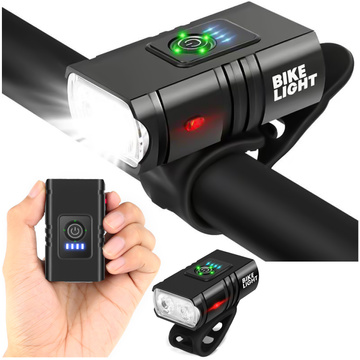 Přední světlo na kolo, voděodolné Alogy, světlo LED, osvětlení na kolo 800 LM