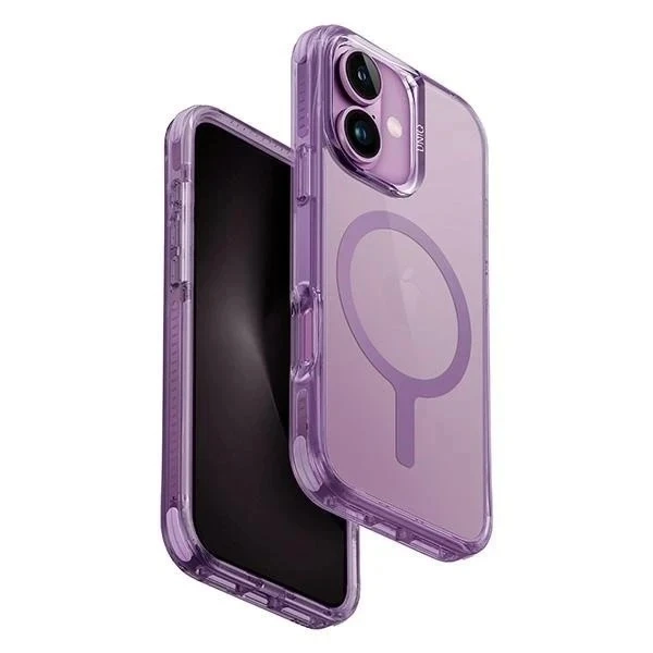 Чохол UNIQ Combat для iPhone 16 Plus 6.7" Magclick Charging Pink/Grape Pink