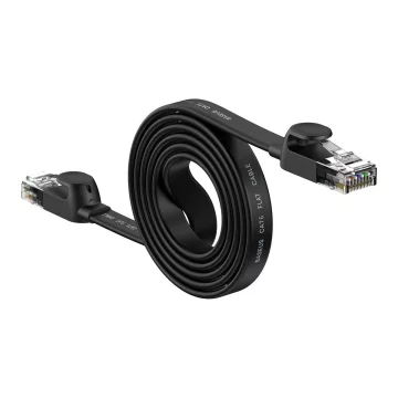 Baseus Speed ​​Six Netzwerkkabel RJ45 1000Mbps 1,5m schwarz (WKJS000001)