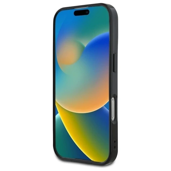 Etui Mercedes до iPhone 16 Pro Max 6.9" Czarny Hardcase MB Double Layer Crossed Lines MagSafe