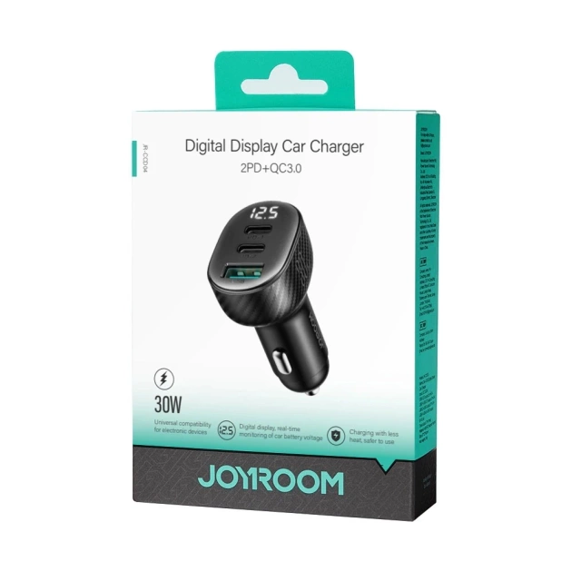 Joyroom JR-CCD04 Autoladegerät 30W 2×USB-C