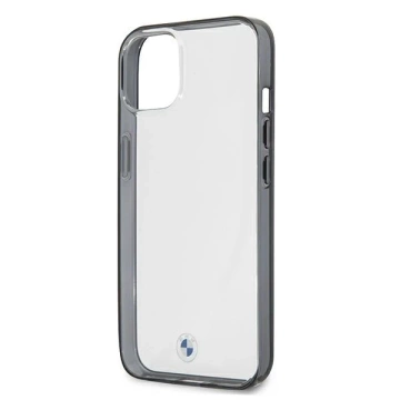 Etui na telefón BMW BMHCP13SPCUMRBK do Apple iPhone 13 Mini 5,4" transparentné pevné puzdro Signature Collection