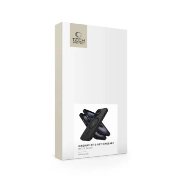 Чохол для iPhone 16 Tech-Protect MagMat MagSafe 3-Set матовий чорний
