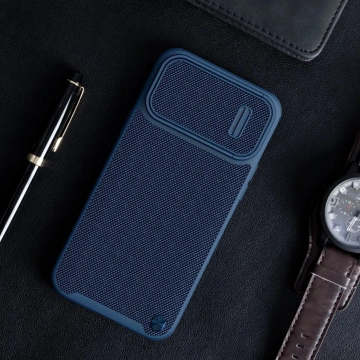 Броньований чохол Nillkin Textured S Case iPhone 14 Plus з кришкою камери, чорний