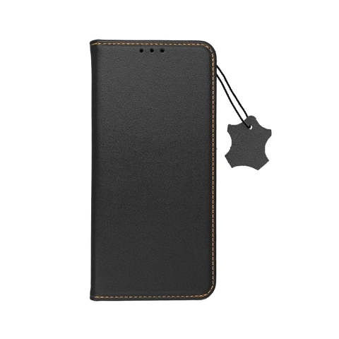 Kabura Smart Pro Book do Samsung S25 Edge Skórzana Czarna