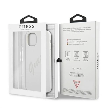 Guess GUHCP12LLSVSCR iPhone 12 Pro Max 6,7" кремовий/кремовий твердий чохол Script Vintage