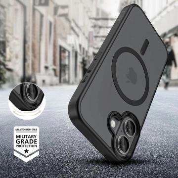 Etui Tech-Protect MagMat XT 4-set MagSafe do iPhone 17, czarny mat