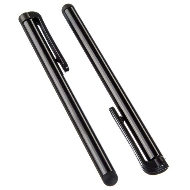 Alogy Stylus Pen Universal Black Capacitive Metal Touchscreen Stylus for Tablet Phone Screens