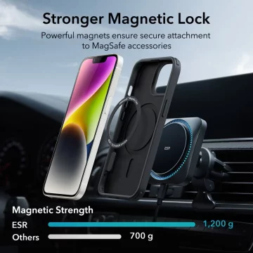 Esr ch halolock magsafe iphone 14 plus чорний
