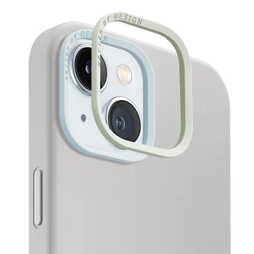 Etui UNIQ Lino Hue для iPhone 15 6.1" Magclick Charging jasnoszary/chalk grey