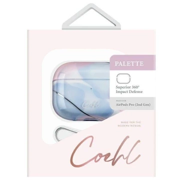 Ochranné pouzdro UNIQ Coehl Palette pro AirPods Pro 2 blue/dusk blue