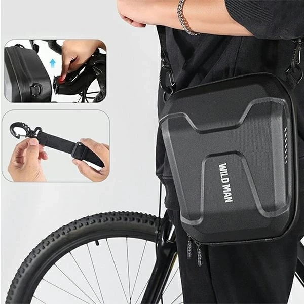 Wildman E8 Bike Bag Frame Bag 3L Waterproof Black