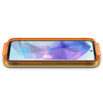 Spigen Alm Glas.tR tempered glass 2-pack for Samsung Galaxy A55 5G Clear